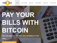 Tablet Screenshot of coinbills.com